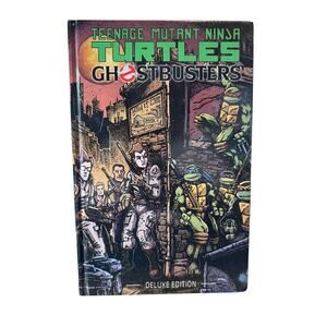 Teenage Mutant Ninja Turtles Ghostbusters Deluxe Edition Hardcover IDW TMNT